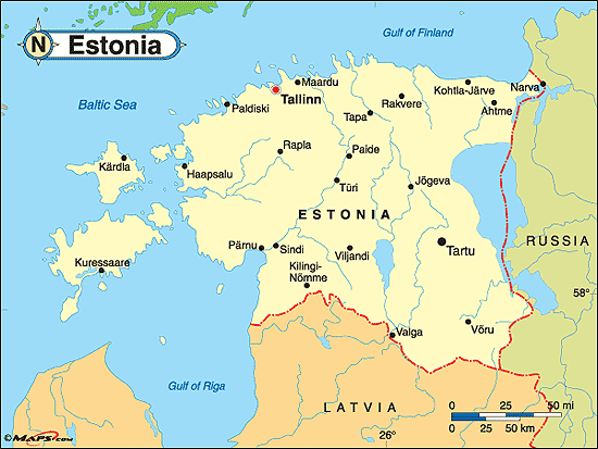 kaart Estland